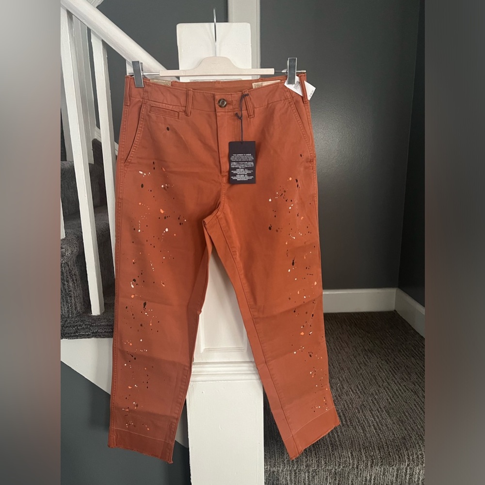 9. NWT: Gap High Rise straight Leg Khaki Pants